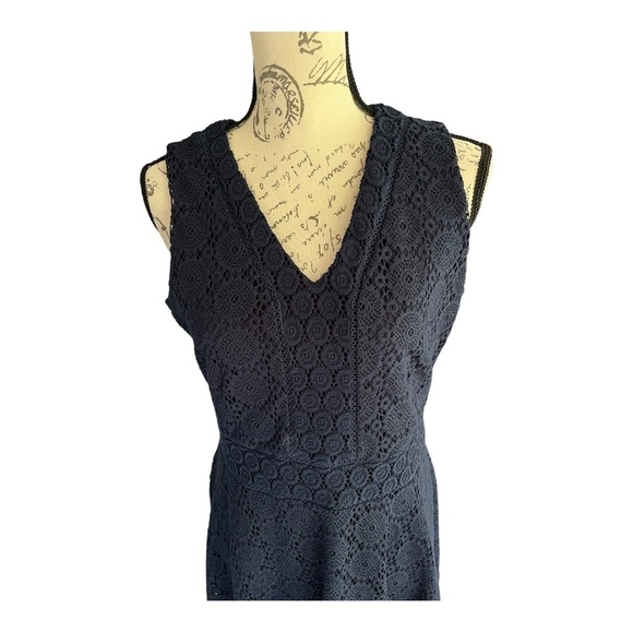 Charter Club Fit and flare dress size Petite L, navy - Picture 8 of 13